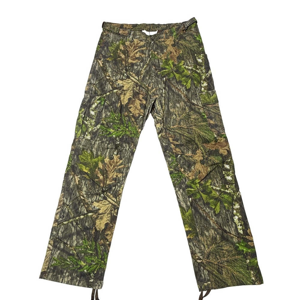 Mossy Oak Hunting Camo Pants Men's Large Camouflage Stretch Outdoor Enthusiast